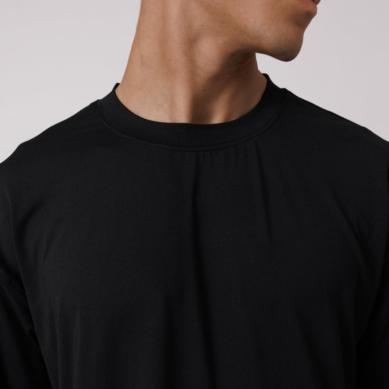 Performance Oversized Tee – On-Set Black